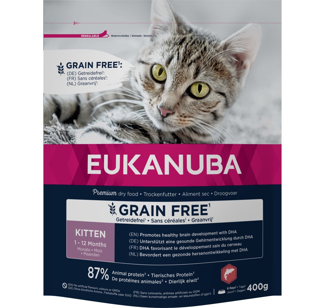 Kitten grain free salmon 400g Eukanuba