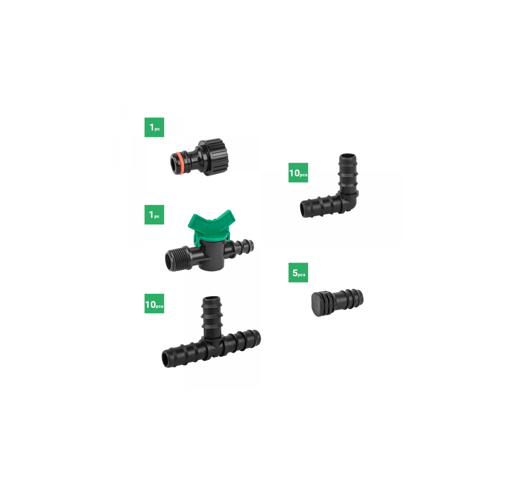 Tarvikute komplekt tilgutile 16mm 27tk.