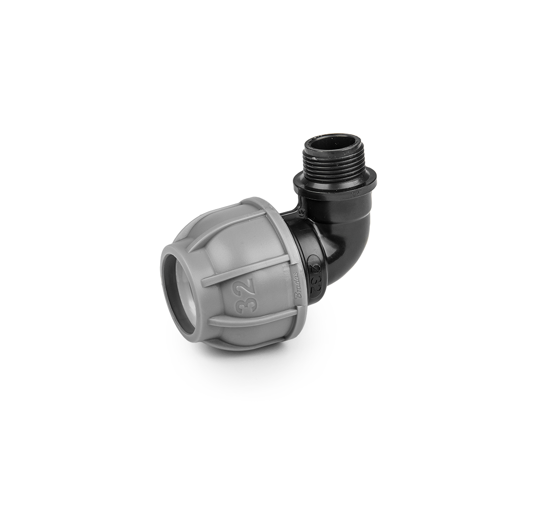 PN10 Elbow 50mm / 2" male for PE pipes