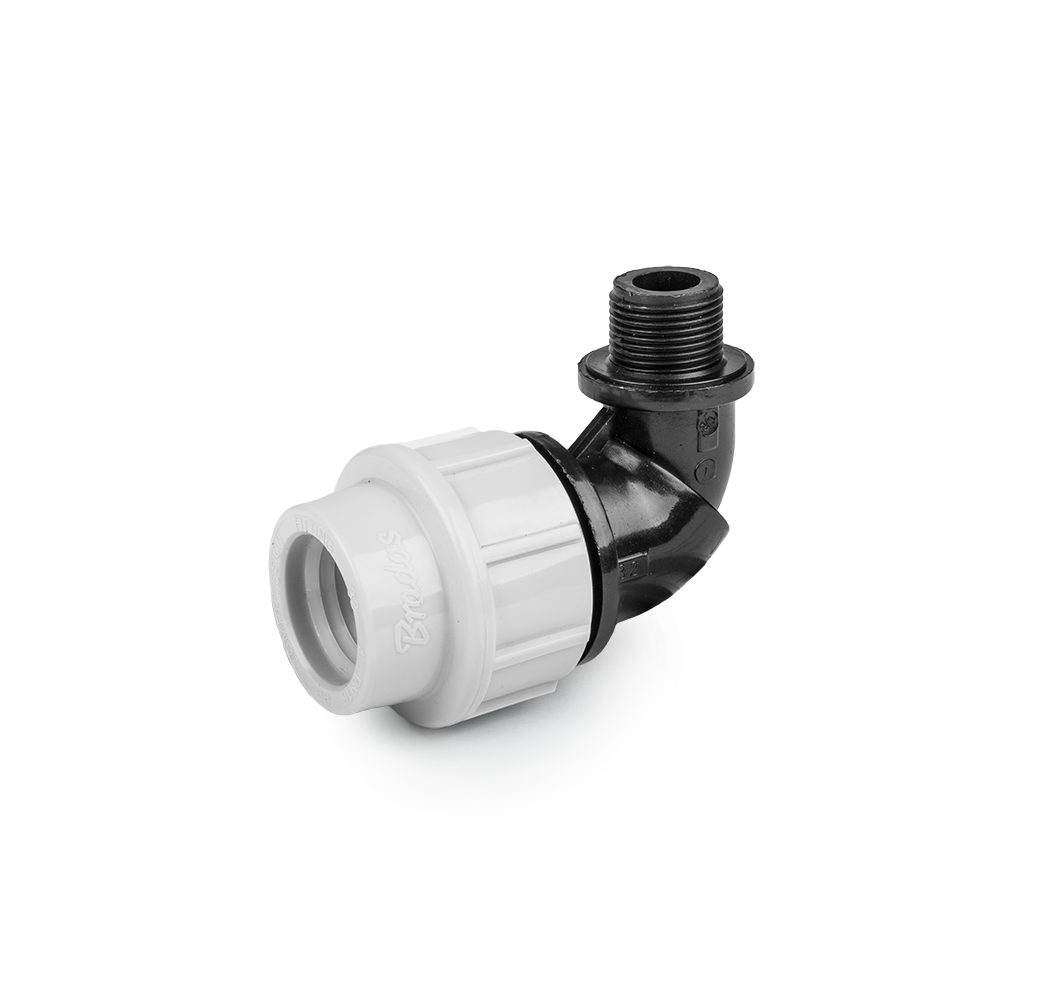 PN16 Elbow 50mm / 5/4" male for PE pipes