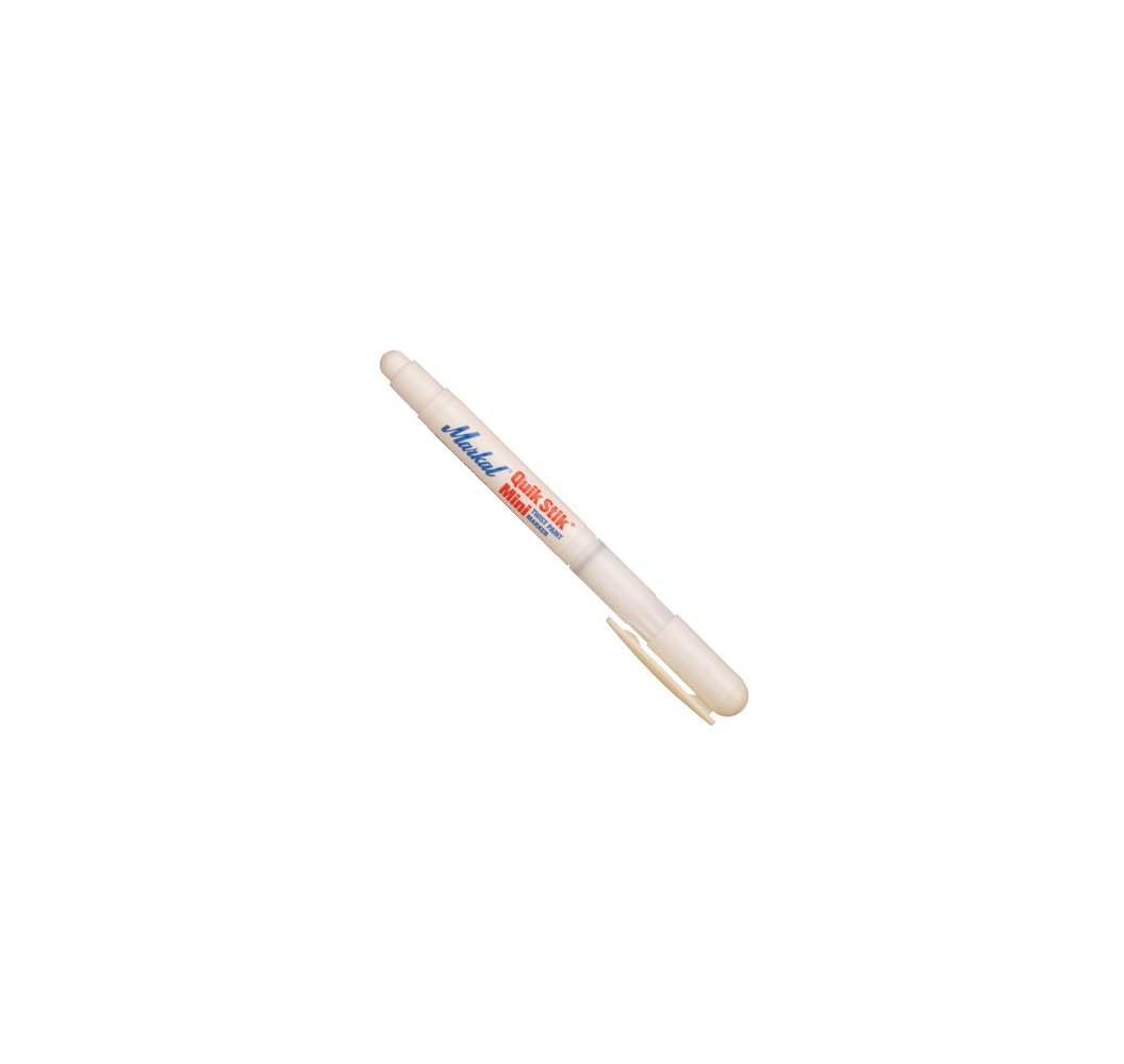thumbnail image 2 of Markal Quik Stik Twist Solid Paint Markers - White, Mini Size (Pack Of 12 Industrial Markers) 2 of 14
