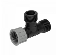 Svivel manifold tee - male...