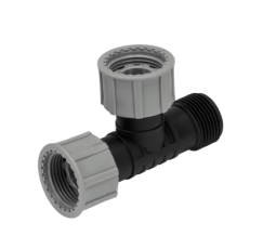 Svivel manifold tee - male...