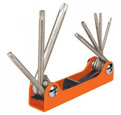 8 in 1, folding torx key...