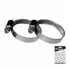 Stainless zebra hose clamp W4 BRADAS 40-60mm