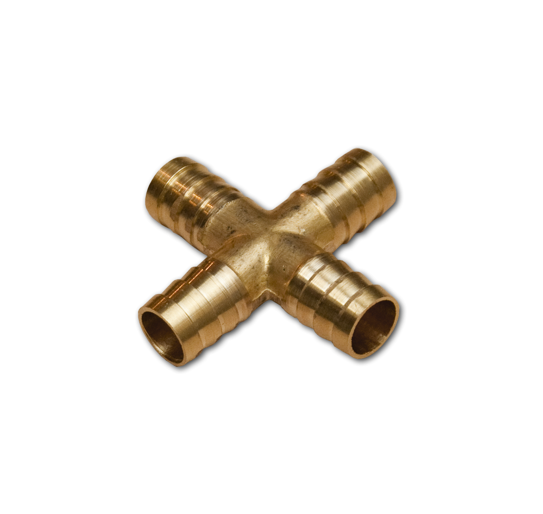 Hose plug with 1/4" female - BRASS