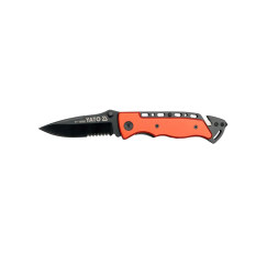 Folding Knife W. Black Blade