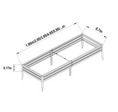 Galvanized raised garden...