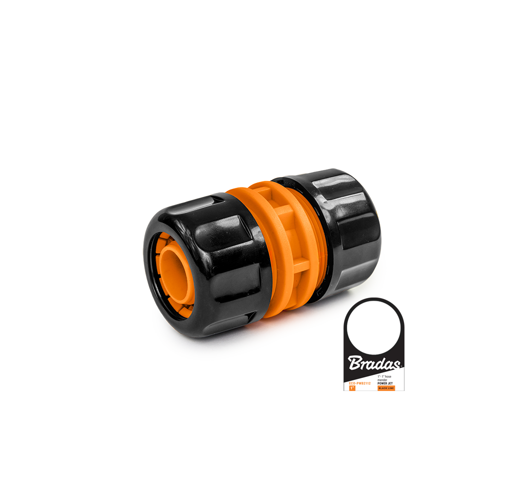 BLACK LINE 3/4" male accessory adapter with label
