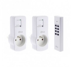 PACK 2 SOCKETS + REMOTE CONTROL