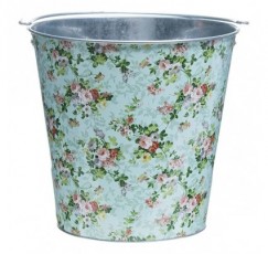Bucket Flowers zink 11 L