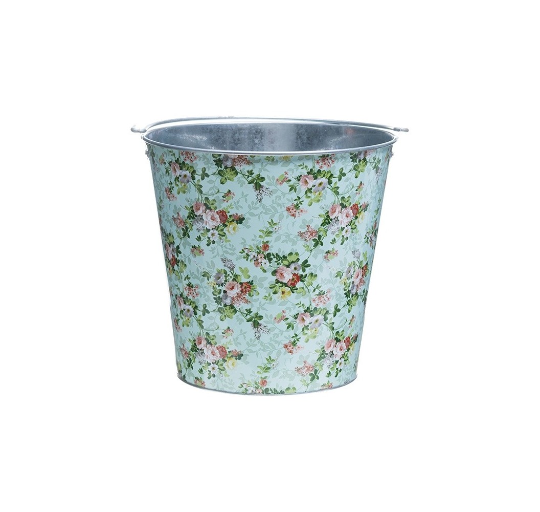 Bucket Flowers zink 11 L